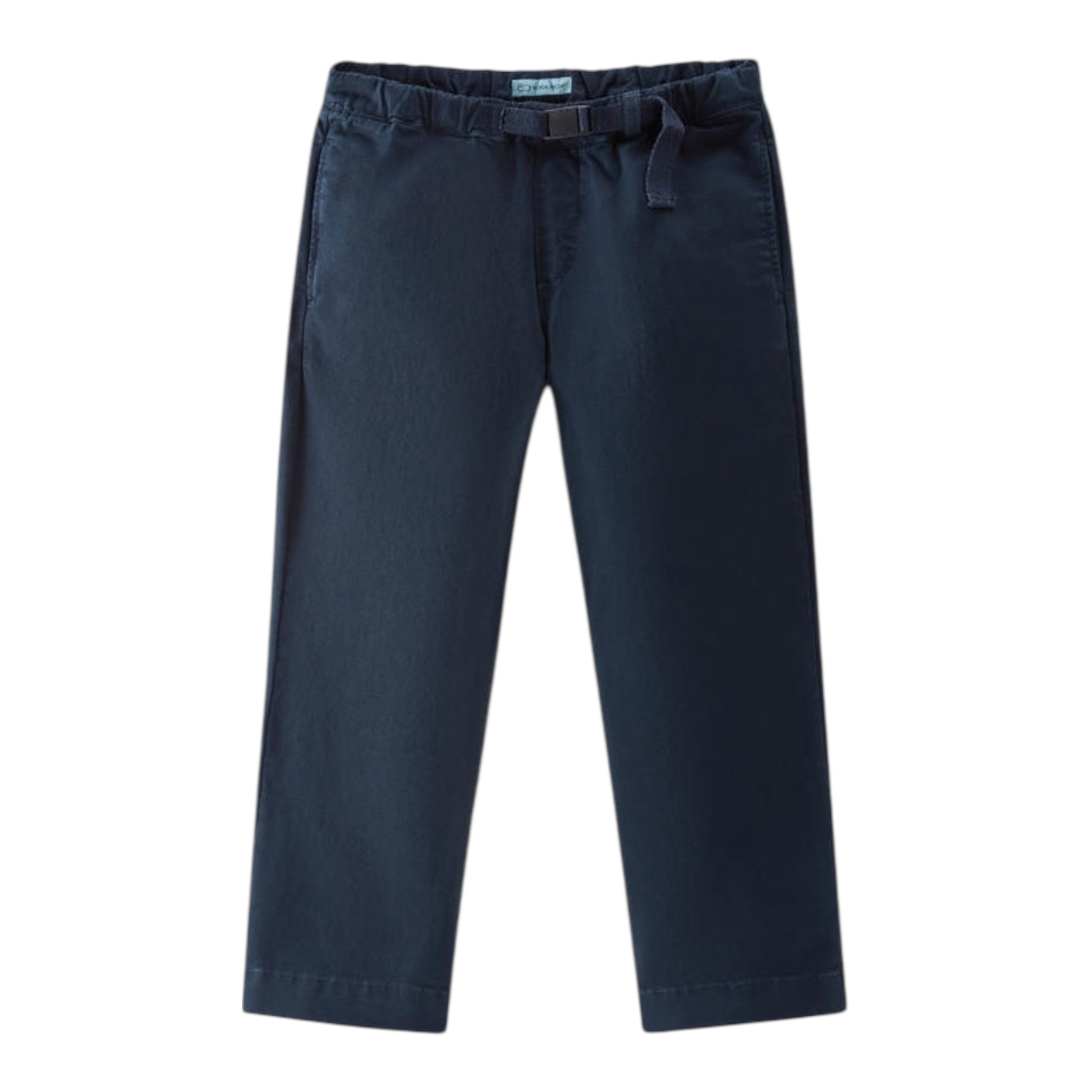 Woolrich Pantalone Tinta Unita con Elastico In Vita per Bambino CFWKTR0105MRUT3343 BLU WOOLRICH 