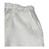 Xacus Pantalone Tinta Unita con Elastico In Vita per Bambina 85112 BIANCO XACUS 