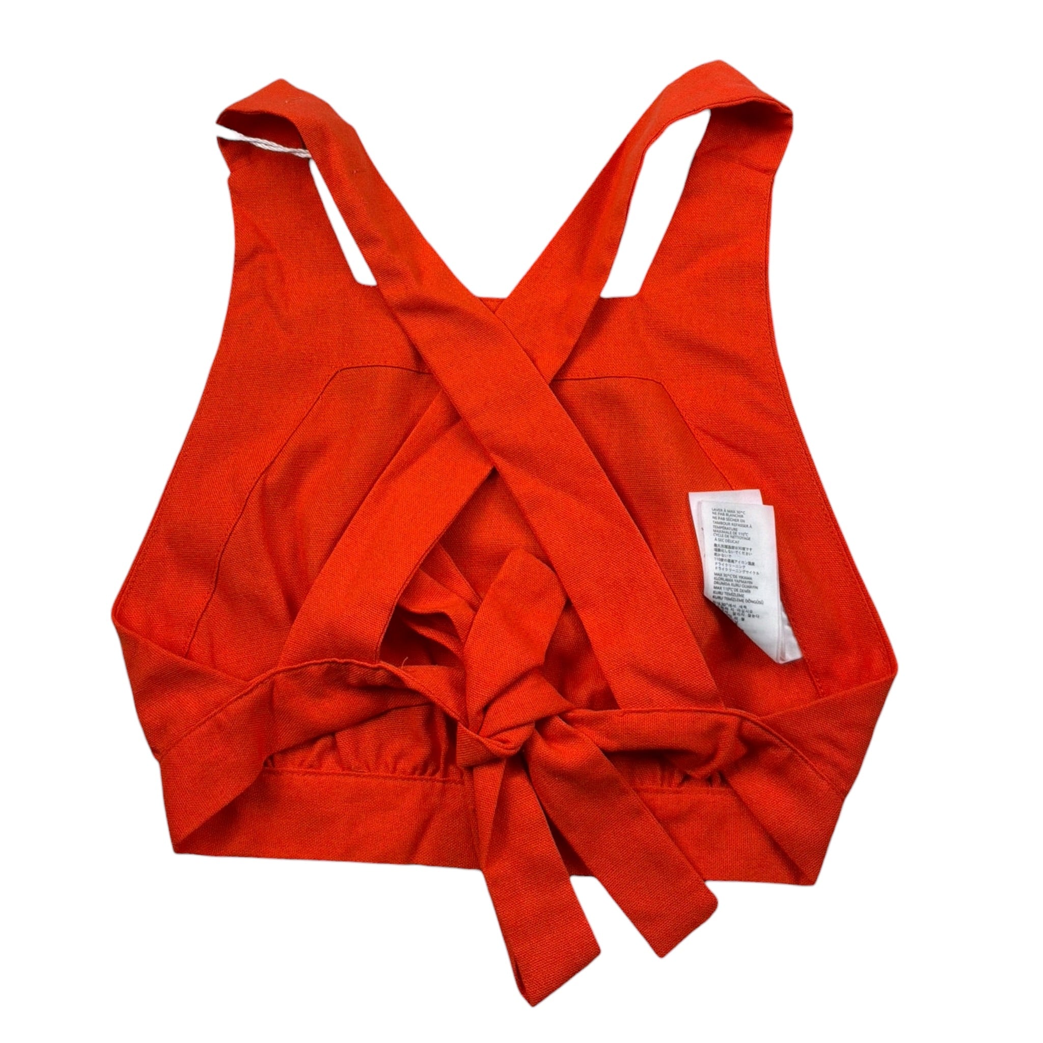 Y-Clu Top Tinta Unita per Bambina Y17150 ARANCIONE Y-CLU 