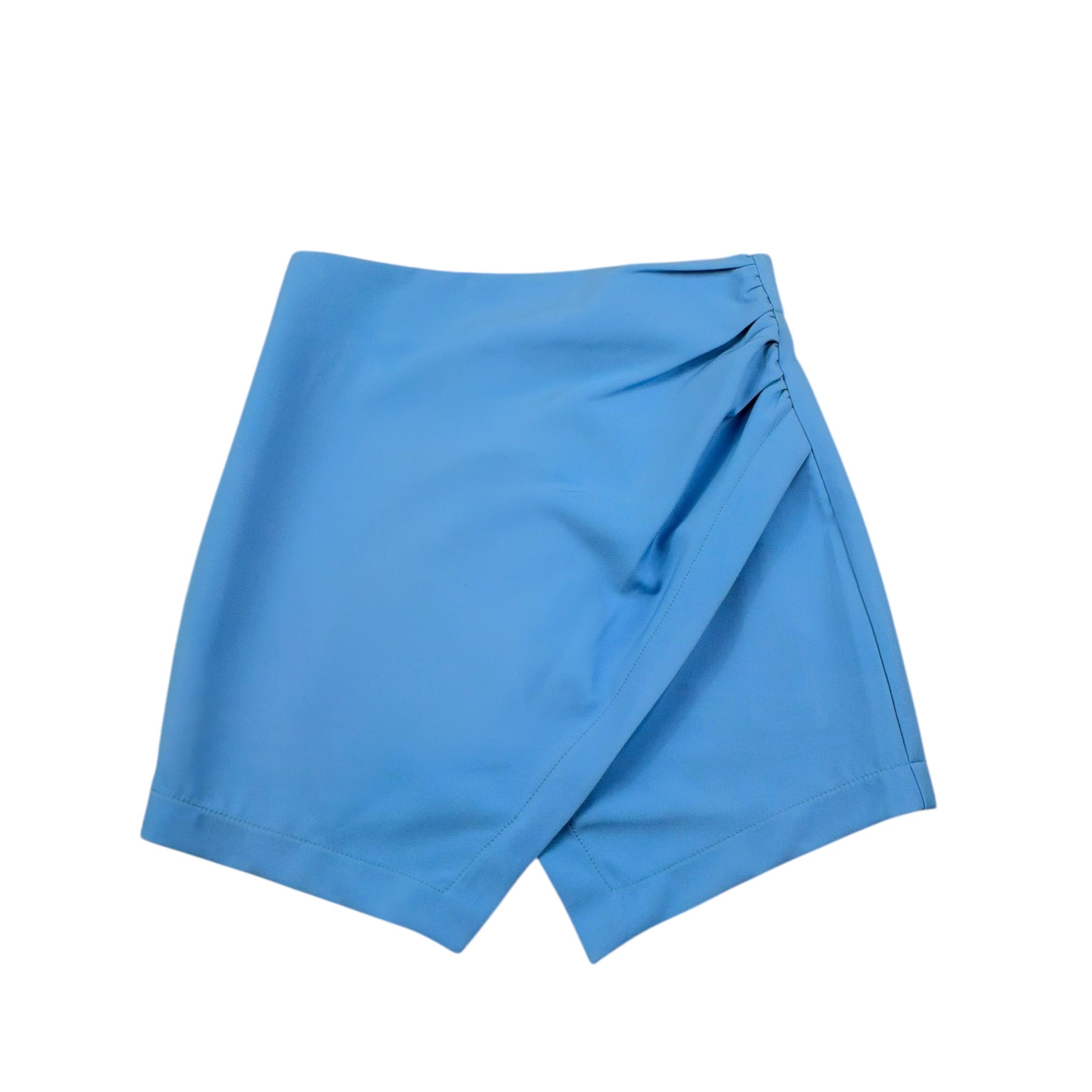 Y-Clu Gonna Tinta Unita con Elastico In Vita per Bambina Y19046 AZZURRO Y-CLU 