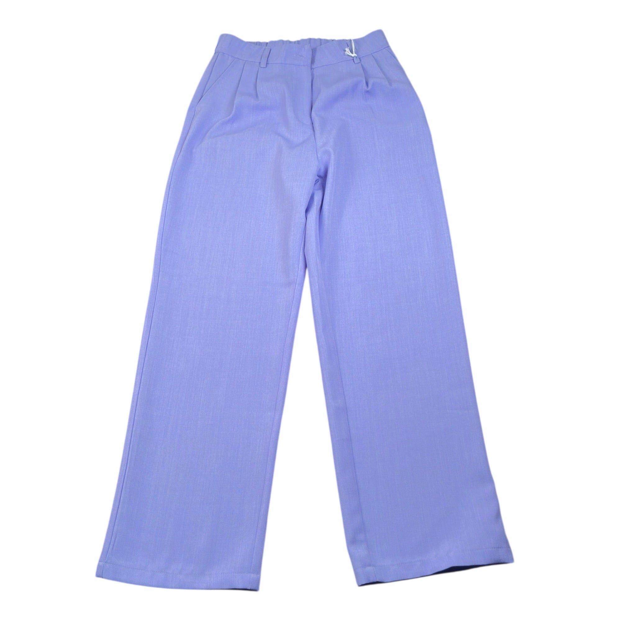 Y-Clu Pantalone Tinta Unita con Elastico In Vita per Bambina Y21239 LILLA Y-CLU 