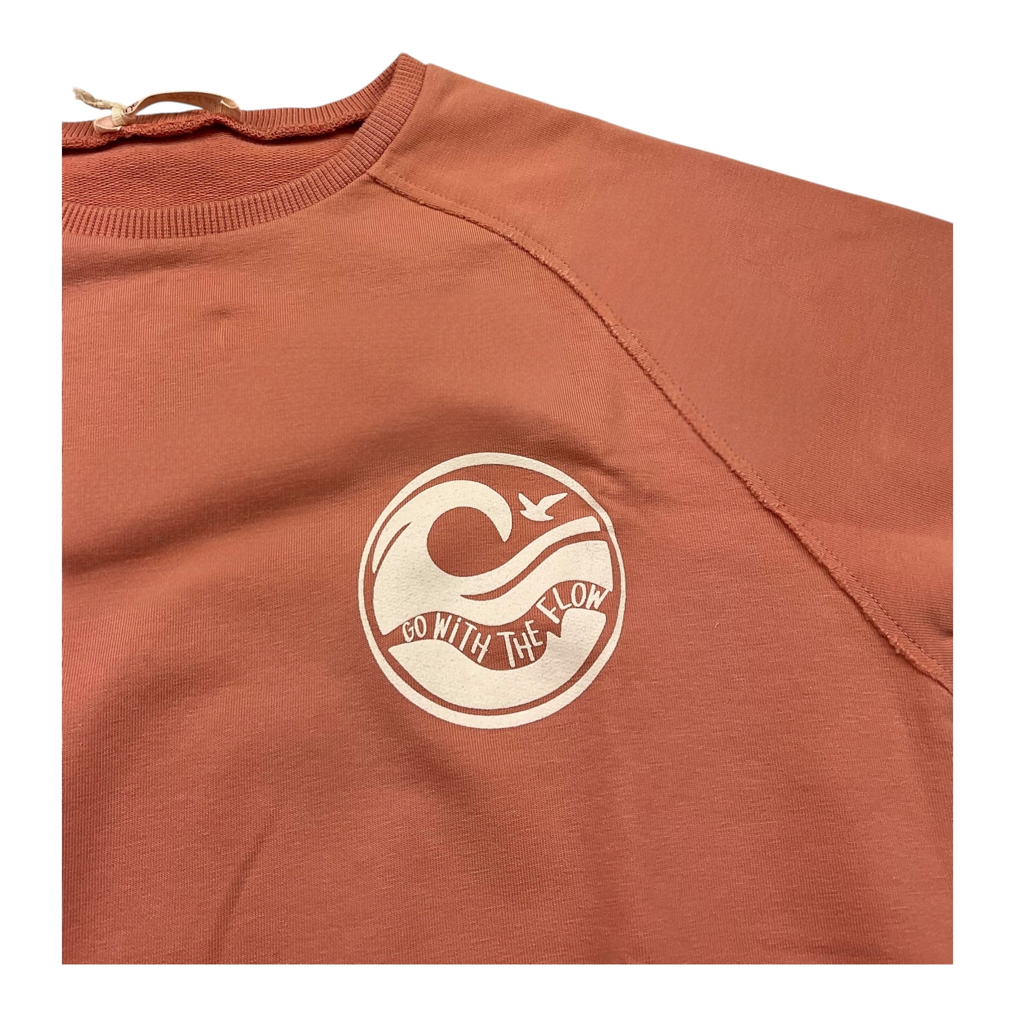 Zhoe & Tobiah Felpa Chiusa Girocollo Tinta Unita con Stampa per Bambino FEC11M ROSA ZHOE & TOBIAH 