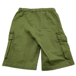 Zhoe & Tobiah Bermuda Tinta Unita con Elastico In Vita per Bambino J&P14M VERDE ZHOE & TOBIAH 