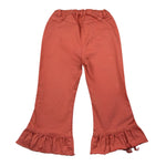 Zhoe & Tobiah Pantalone Tinta Unita Modello Zampa per Bambina J&P6FJ COCCIO ZHOE & TOBIAH 