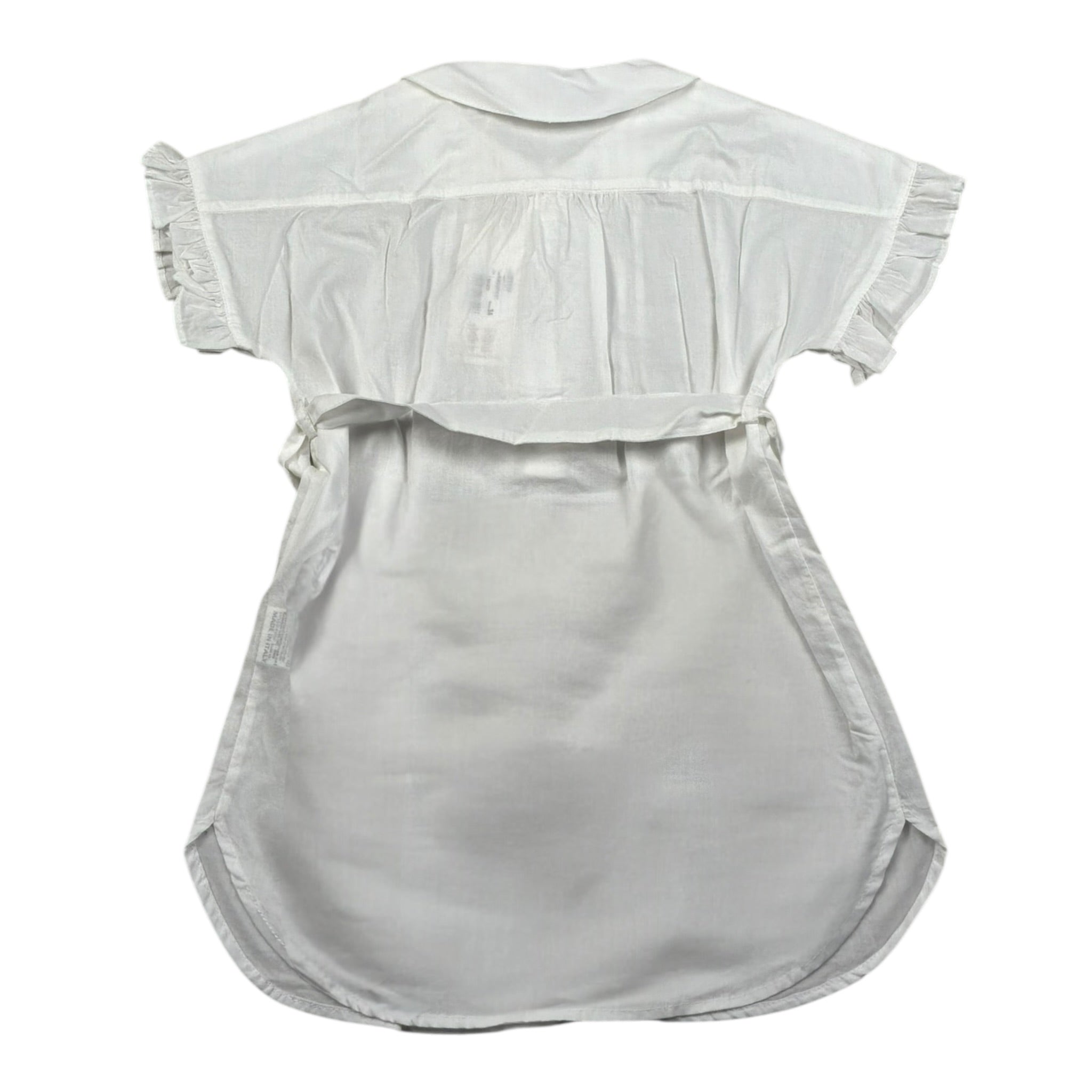 Zhoe & Tobiah Abito Giromanica Tinta Unita per Bambina RTT7FJ BIANCO ZHOE & TOBIAH 
