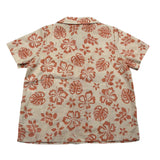 Zhoe & Tobiah Camicia Mezza Manica Tinta Unita Stampa Fantasia per Bambino WI1BJ BEIGE ZHOE & TOBIAH 