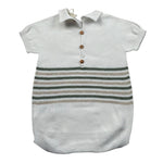 Wedoble Pagliaccetto Mezza Manica Tinta Unita per Neonato V2507305R BIANCO WEDOBLE 