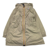 K-WAY giubbino tinta unita con zip e cappuccio Verde per Bambina K61349W VERDE K-WAY 