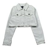 Hinnominate Giubbino tinta unita Modello Crop Bianco per Bambina 3635OY00086 BIANCO HINNOMINATE 