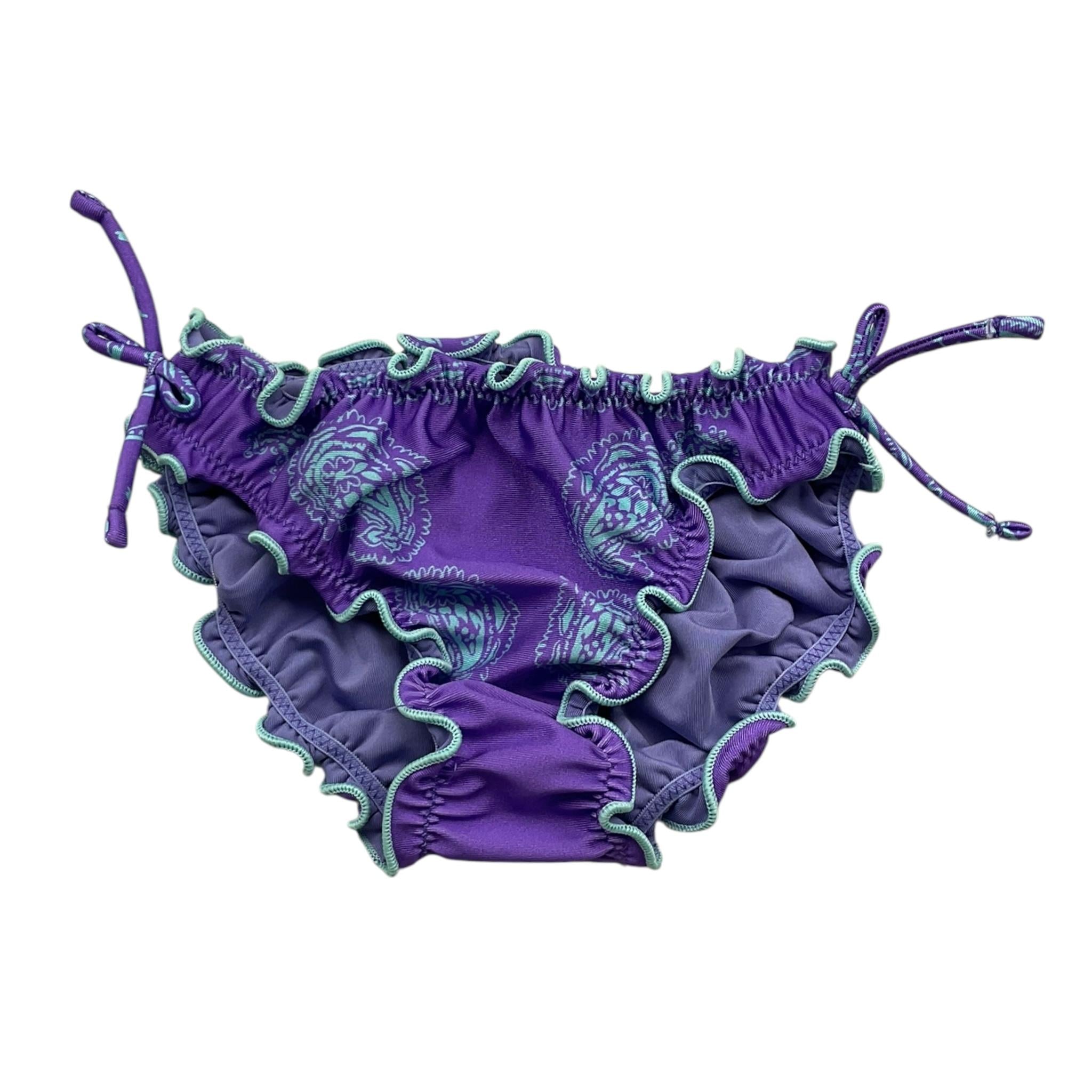 F**K Costume Mutandina Tinta Unita per Bambina FJ25B4A14BBX63 VIOLA F**K 