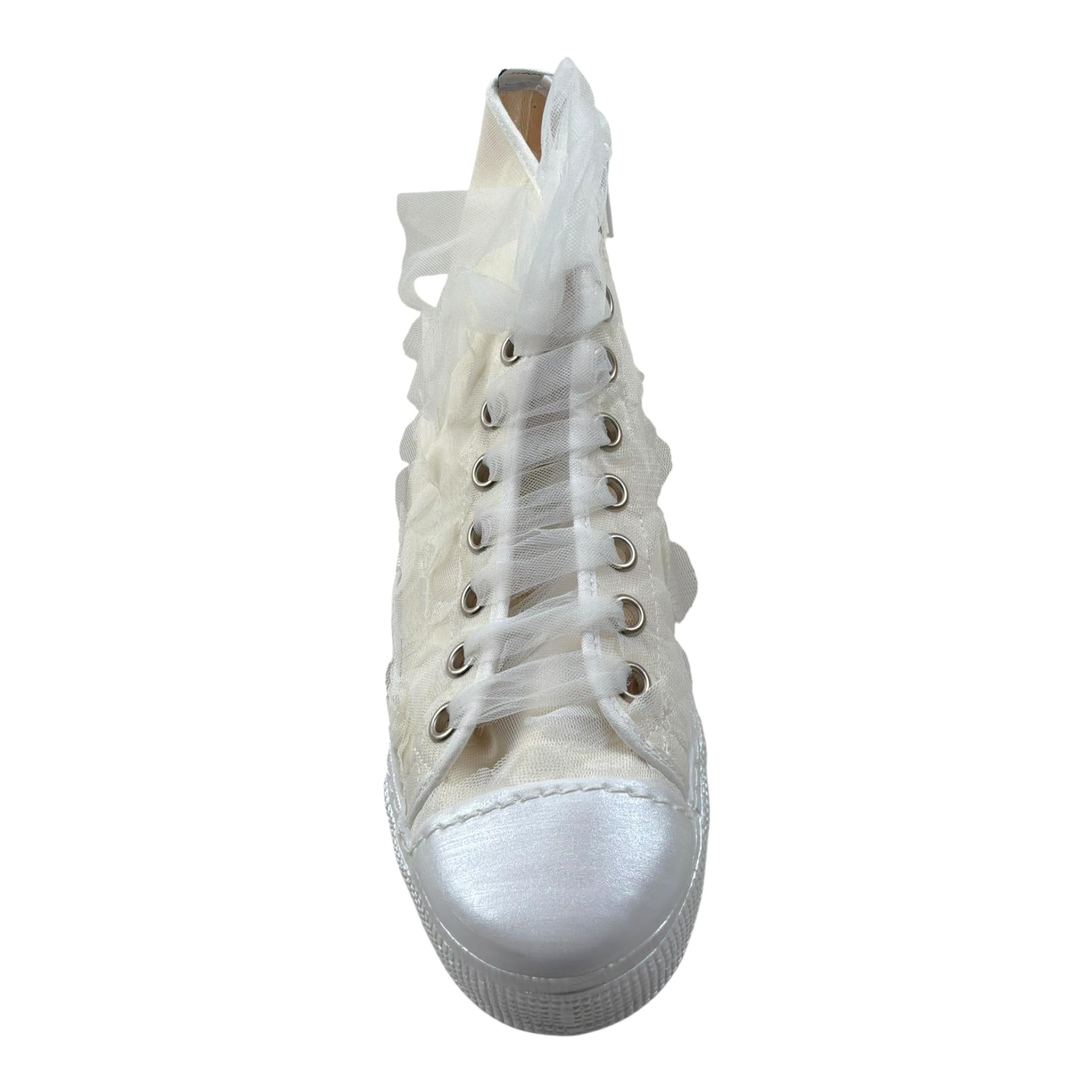 Magil Sneakers Tinta Unita con Lacci per Bambina NICOLE4 PANNA MAGIL 