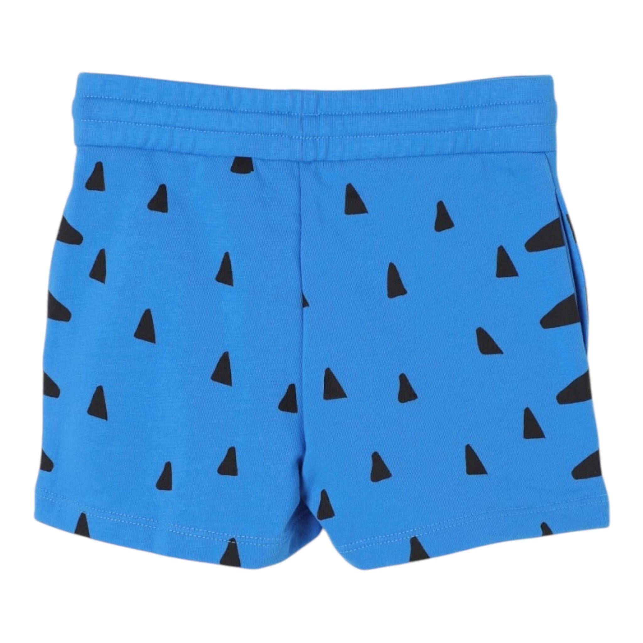 Stella Mccartney Bermuda Tinta Unita con Stampa per Bambino TW6Q09 COBALTO STELLA McCARTNEY 