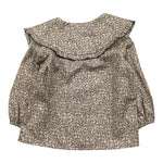LA STUPENDERIA camicia manica lunga tinta unita con colletto Beige per Neonata TJCM466XN BEIGE LA STUPENDERIA 