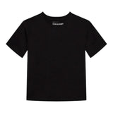 Calvin Klein T-Shirt Girocollo tinta unita con Logo Nero per Bambino IB0IB02353X NERO CALVIN KLEIN 