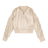 Twinset Plain Zip Up Jacken Beige Für Mädchen