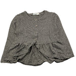 LALALU' cardigan tinta unita Bianco/nero per Bambina MFL170NBJ BIANCO/NERO LALALU' 