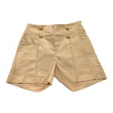 Relish Short Tinta Unita Con Elastico In Vita Sabbia Per Bambina