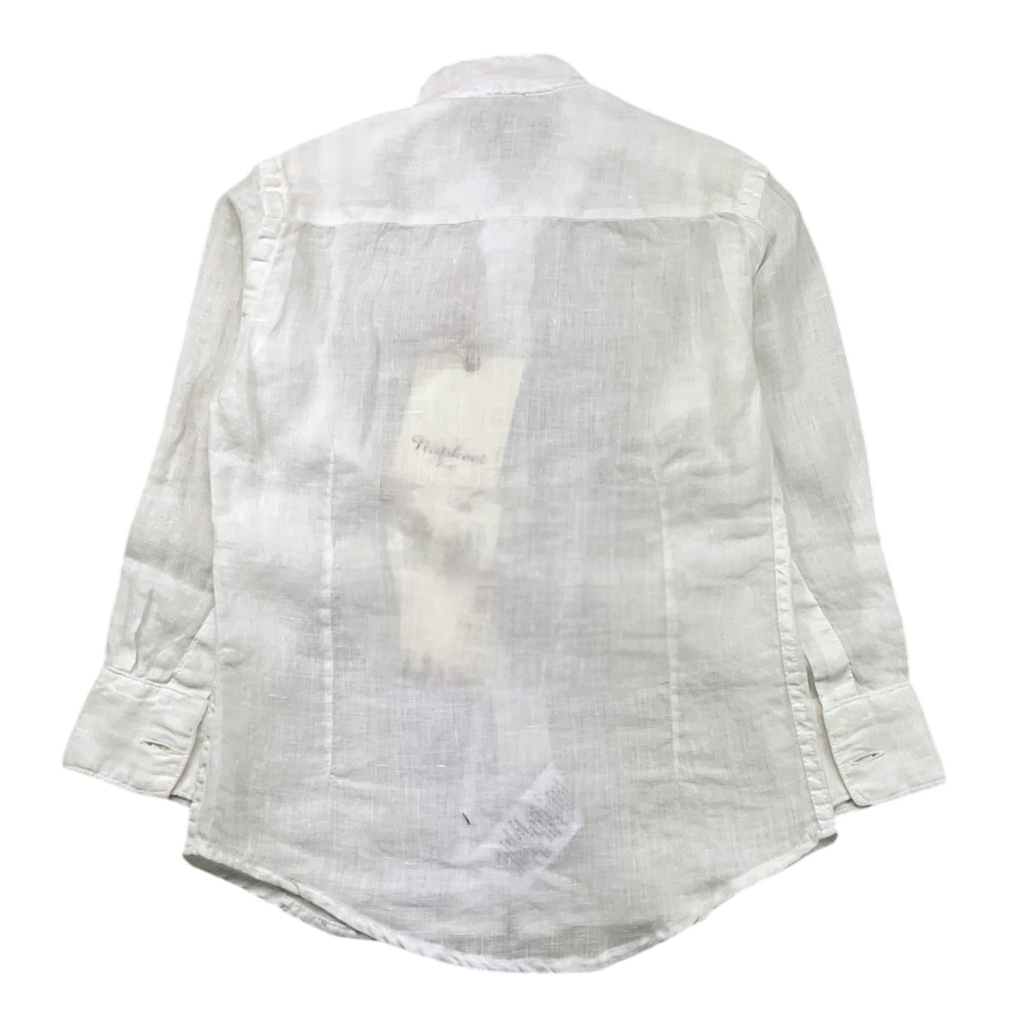 NUPKEET camicia manica lunga tinta unita collo coreano Bianco per Neonato 4CNK120 BIANCO NUPKEET 