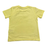 Cesare Paciotti T-Shirt Girocollo Tinta Unita con Logo per Bambino TSP4157BJ GIALLO CESARE PACIOTTI 