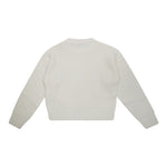 PATRIZIA PEPE maglia girocollo tinta unita Panna per Bambina 7K0049 PANNA PATRIZIA PEPE 