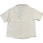 Paolo Pecora Camicia Mezza Manica Tinta Unita per Bambino PP4379 SABBIA PAOLO PECORA 