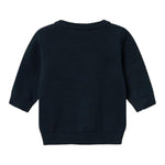 NAME.IT maglia girocollo tinta unita con bassotto Blu per Neonato 13231239X BLU NAME.IT 