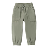 Sarabanda Pantalone Tinta Unita con Elastico In Vita per Bambino 0B067 VERDE SARABANDA 