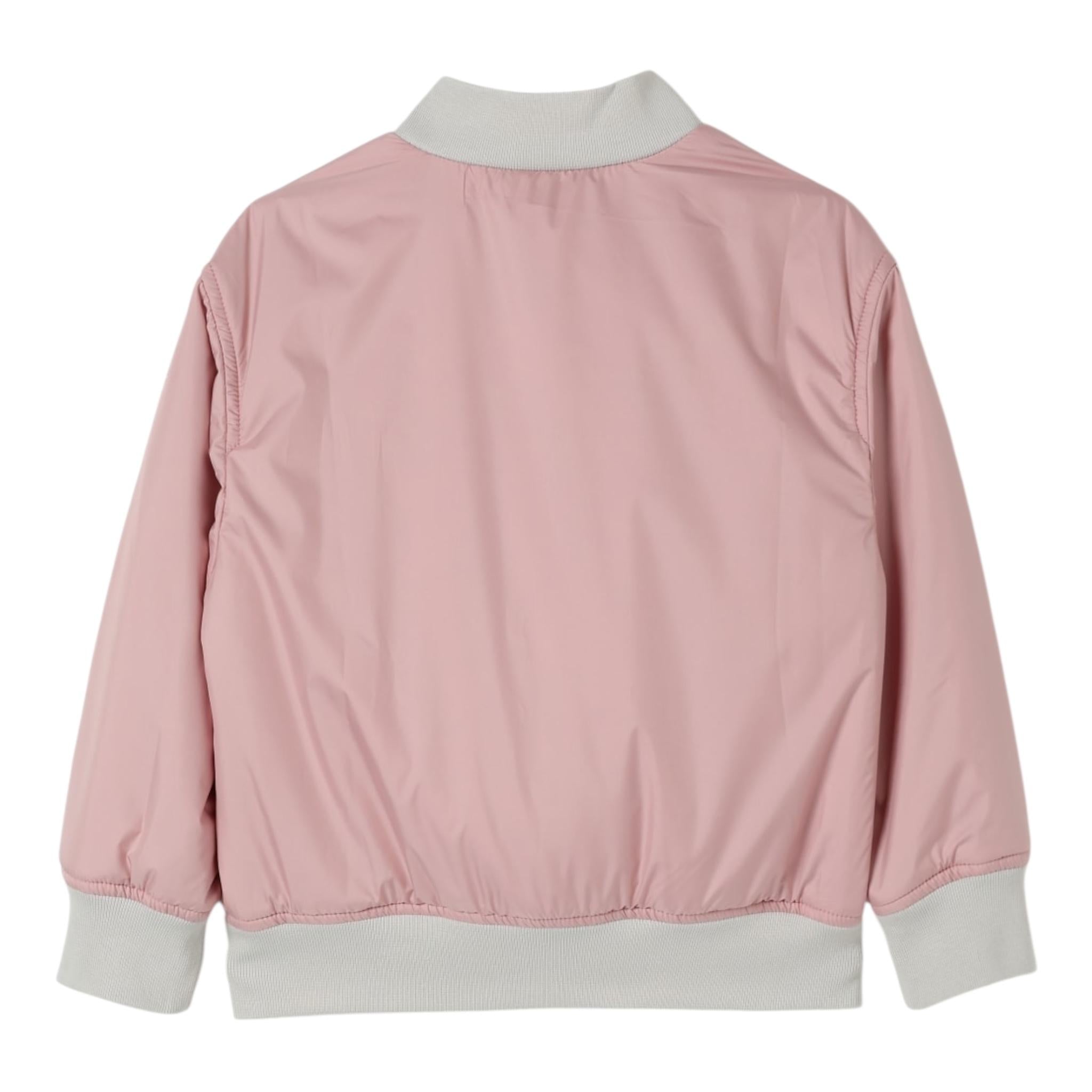 Il Gufo Giubbino Tinta Unita con Zip per Neonata P25GR205NN106N ROSA IL GUFO 