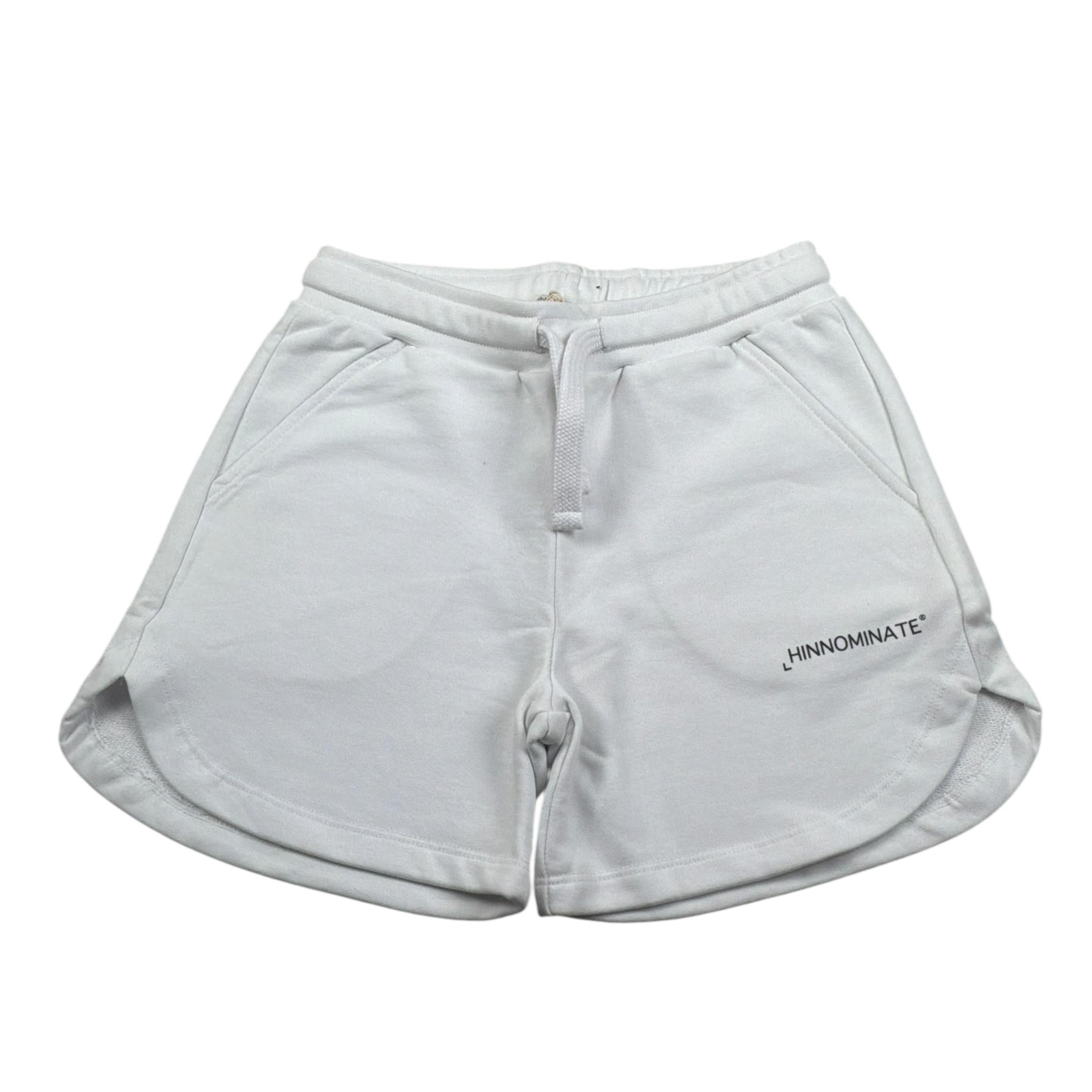 Hinnominate Short tinta unita con Logo Bianco per Bambina 3646PF0090 BIANCO HINNOMINATE 