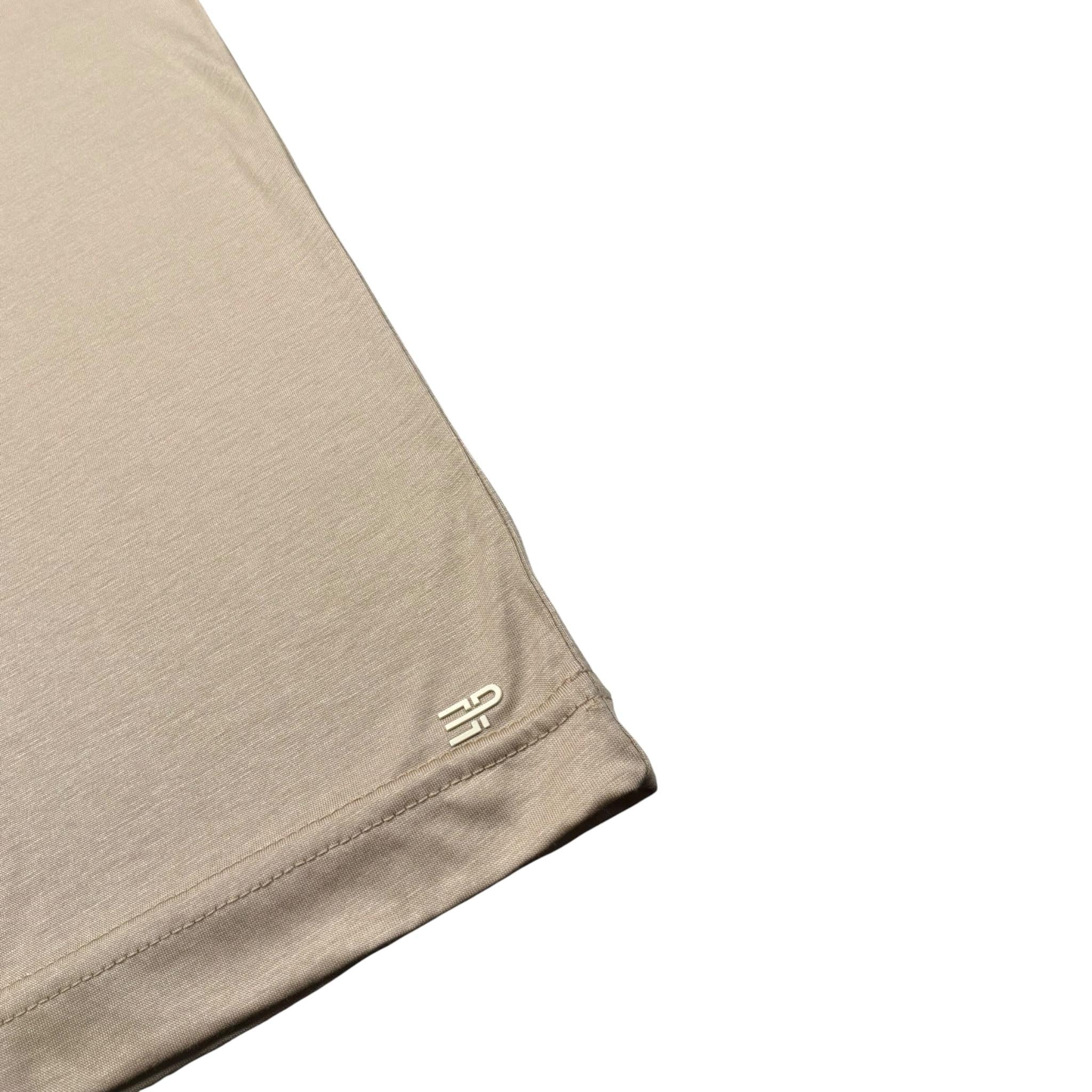 Emanuel Pris T-Shirt Girocollo Tinta Unita  per Bambino ETS3136RX CAMMELLO EMANUEL PRIS 