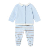 MAYORAL completo 2pz maglia-ghettine tinta unita Azzurro per Neonato 2508 AZZURRO MAYORAL 