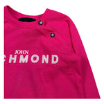 John Richmond Shirt Girocollo Tinta Unita con Logo per Neonata RIP26041TSA FUXIA JOHN RICHMOND 