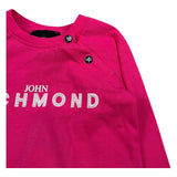 John Richmond Shirt Girocollo Tinta Unita con Logo per Neonata RIP26041TSA FUXIA JOHN RICHMOND 