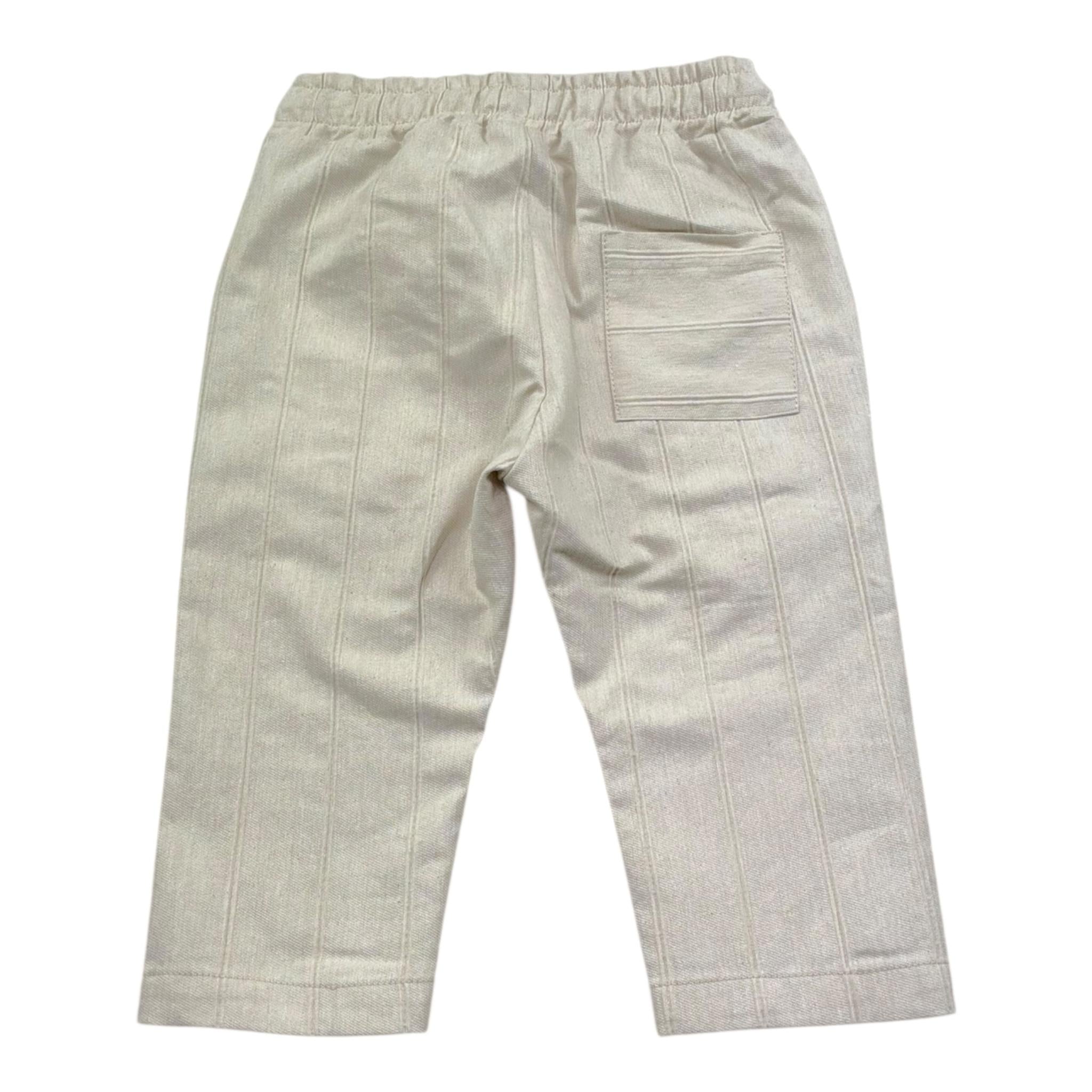 Le Bebe' Pantalone Tinta Unita con Elastico In Vita per Neonato LBB5399 BEIGE LE BEBE' 
