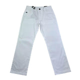 Sarabanda Pantalone Tinta Unita con Girovita Regolabile per Bambino 0B034 BIANCO SARABANDA 