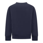 RALPH LAUREN felpa chiusa girocollo tinta unita con logo Blu per Bambino 323772102002 BLU RALPH LAUREN 