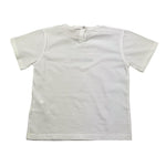 Babe & Tess T-Shirt Girocollo Tinta Unita con Stampa per Neonata 21518140N BIANCO BABE & TESS 