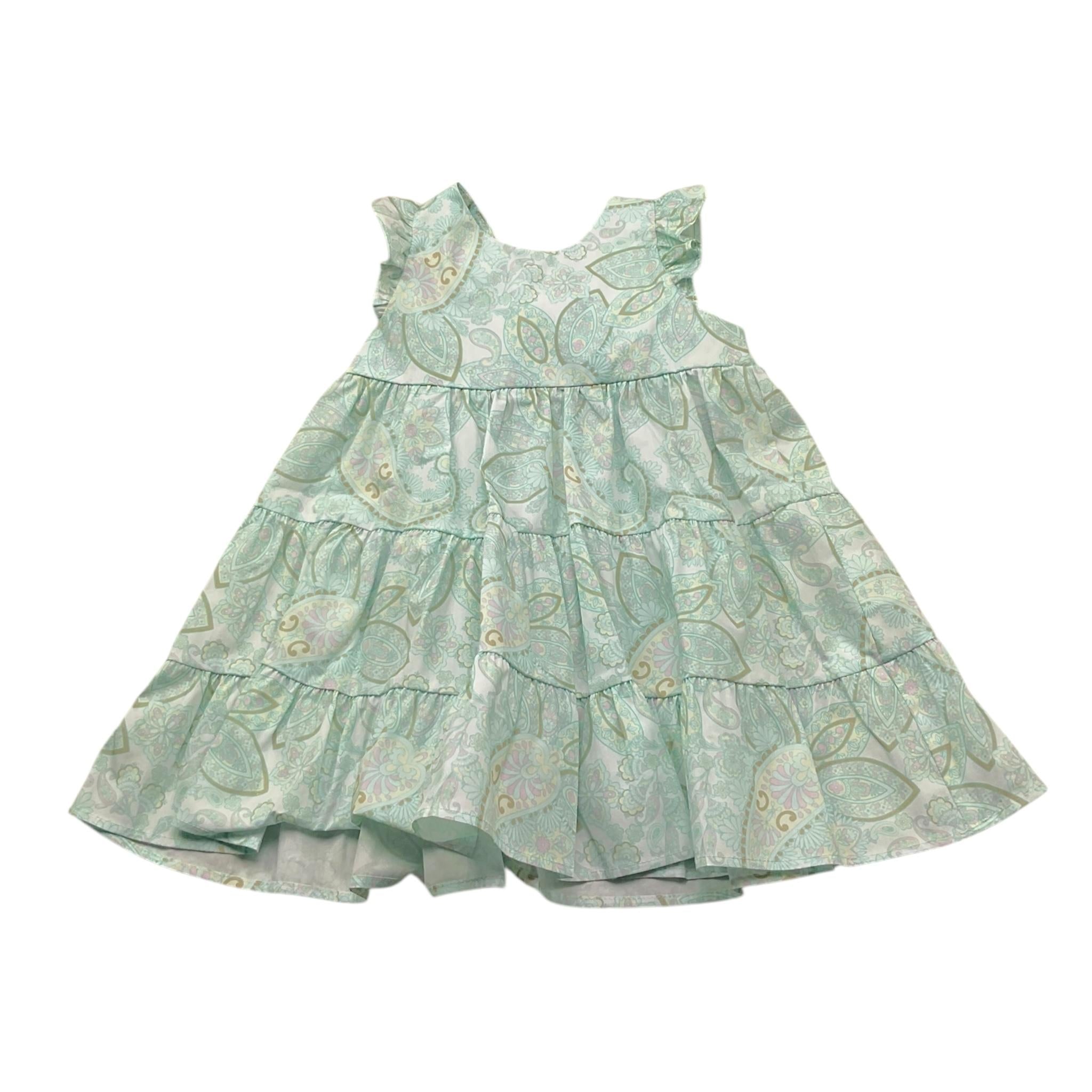 M+E' Abito Tinta Unita con Fantasia per Neonata UE1839N BIANCO M+E' 