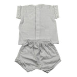 Calamaro Completo 2 Pezzi T-Shirt-Culotte per Neonato 17462 BIANCO CALAMARO 