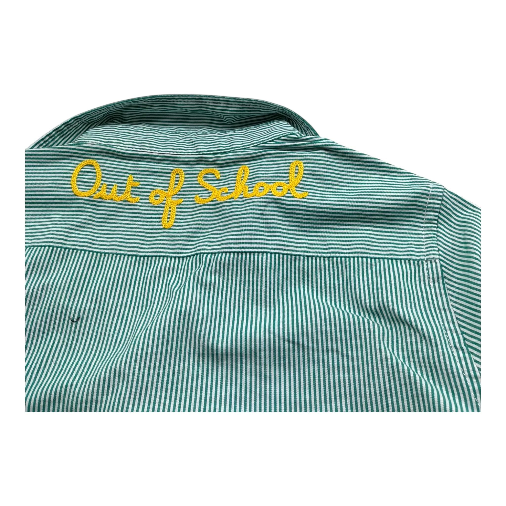 Saint Barth Camicia Manica Lunga Tinta Unita  per Bambino 00947L VERDE SAINT BARTH 