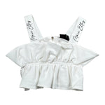 Marc Ellis Top Tinta Unita con Balze per Bambina JMJTP16483 BIANCO MARC ELLIS 