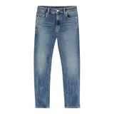 Tommy Hilfiger Jeans Tinta Unita con Girovita Regolabile per Bambino KB0KB09326 BLU TOMMY HILFIGER 