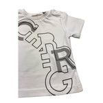 Iceberg T-Shirt Girocollo Tinta Unita con Stampa per Neonato TSICE5109B BIANCO ICEBERG 