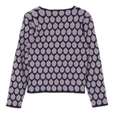 ETRO cardigan tinta unita con fantasia Blu per Bambina GV2A64 BLU ETRO 