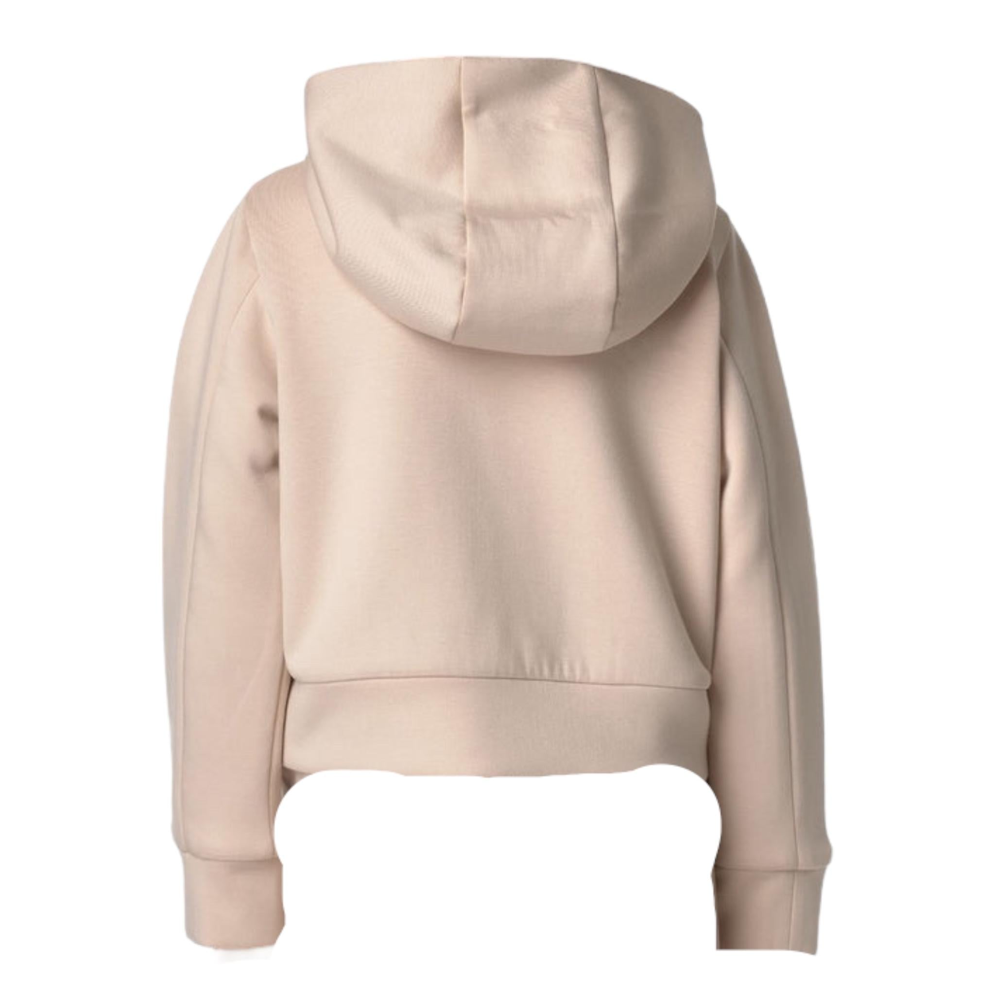 K-WAY felpa con zip e cappuccio tinta unita Beige per Bambina K41365W BEIGE K-WAY 
