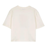 MSGM t-shirt tinta unita girocollo Panna per Bambina F4MSJGTH212 PANNA MSGM 