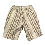 Emanuel Pris Bermuda Fantasia A Righe per Bambino EPC20 BIANCO/BEIGE EMANUEL PRIS 
