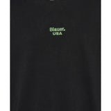 Blauer Felpa Tinta Unita con Stampa E Cappuccio per Neonato 25SBLKF08561 NERO BLAUER 