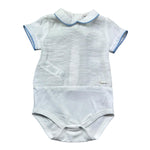 Le Bebe Body Camicia Mezza Manica Tinta Unita per Neonato LBB5375 BIANCO LE BEBE 