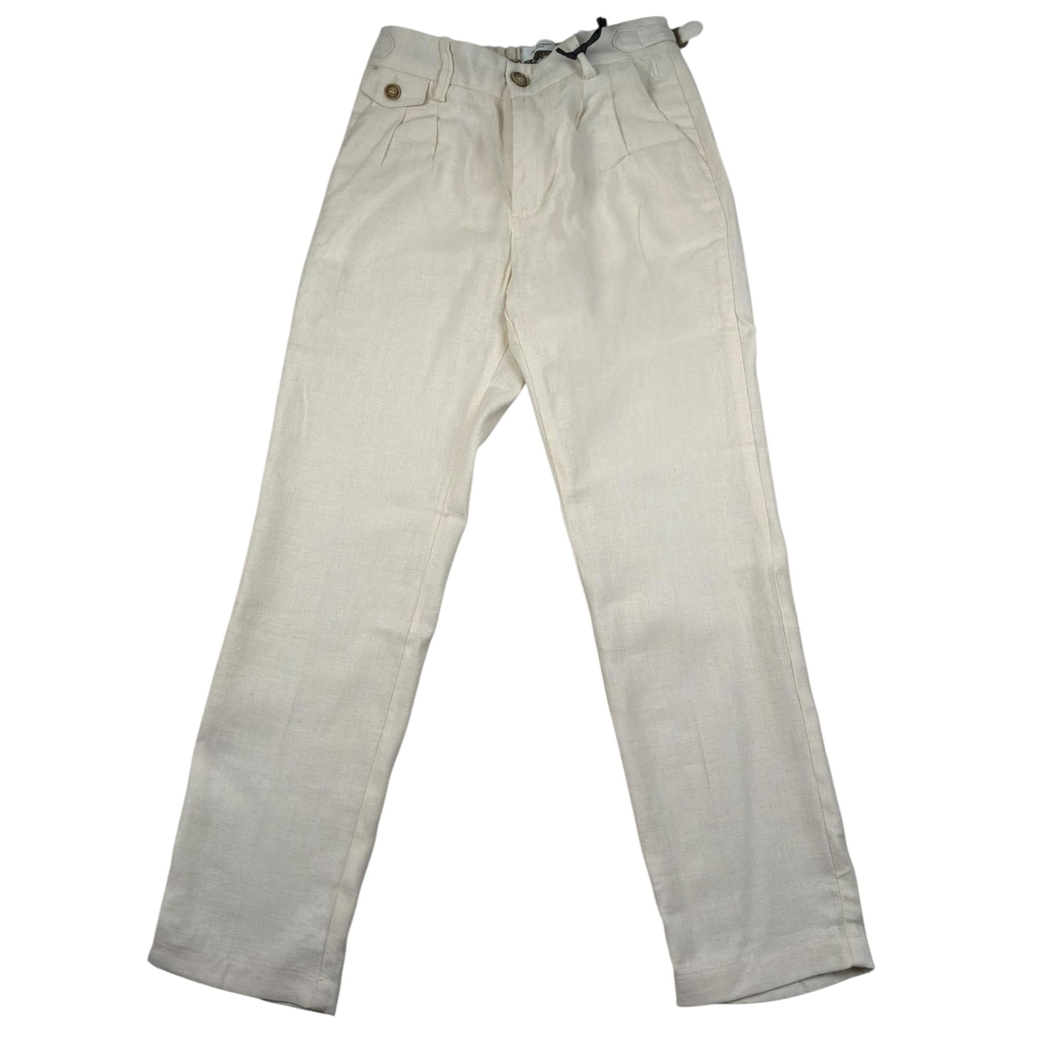 Jeckerson Pantalone Tinta Unita con Elastico In Vita per Bambino J3875 BEIGE JECKERSON 